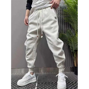 1506-1/KG021/P44冬新款男士潮牌刺绣大码哈伦卫裤宽松束脚男女款图片