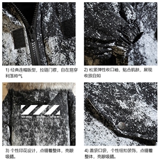 MC49128-P135日系潮棉衣男大码派克服男工装棉服外套棉袄砖墙，男装棉衣，电商A040A