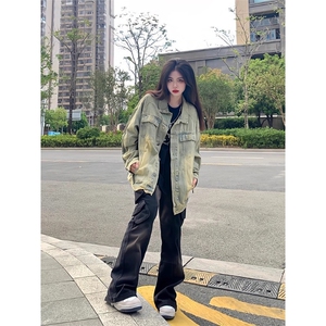 JK8887-P57 美式高街vibe牛仔外套图片