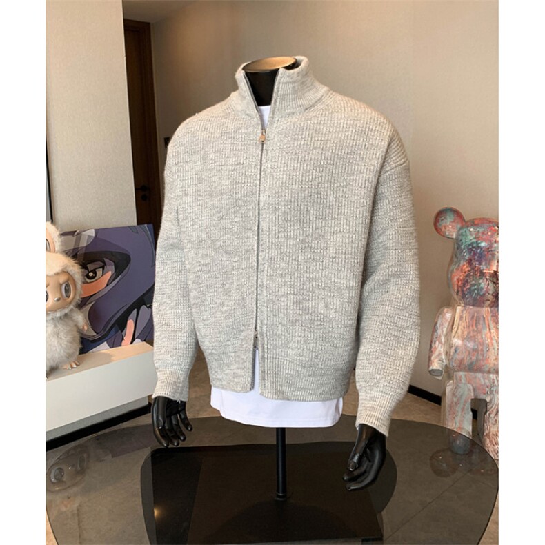 高品质现货男式新款长袖时尚休闲男装开衫毛衣XZ608-HM246-特P46,男装针织衫/毛衣,星座608(原A046)