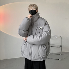 冬季新款机理感暗条纹立领棉衣加厚棉袄MY237-P105控148抖音控168，男装棉衣，电商B370