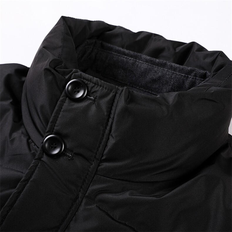 冬季休闲新款羽绒服男纯色外套中年爸爸装保暖立领BJY08183-P230,男装羽绒服,电商B212（原钱塘6029）
