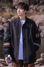 JK0025-P852025春季飞行员夹克美式重磅新款棒球服，男装夹克，星座109