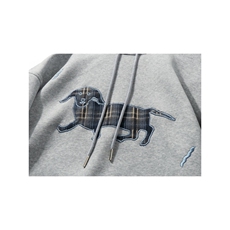 重磅400克小狗贴布刺绣连帽卫衣男秋冬季宽松上衣P63X119，男装卫衣，星座803