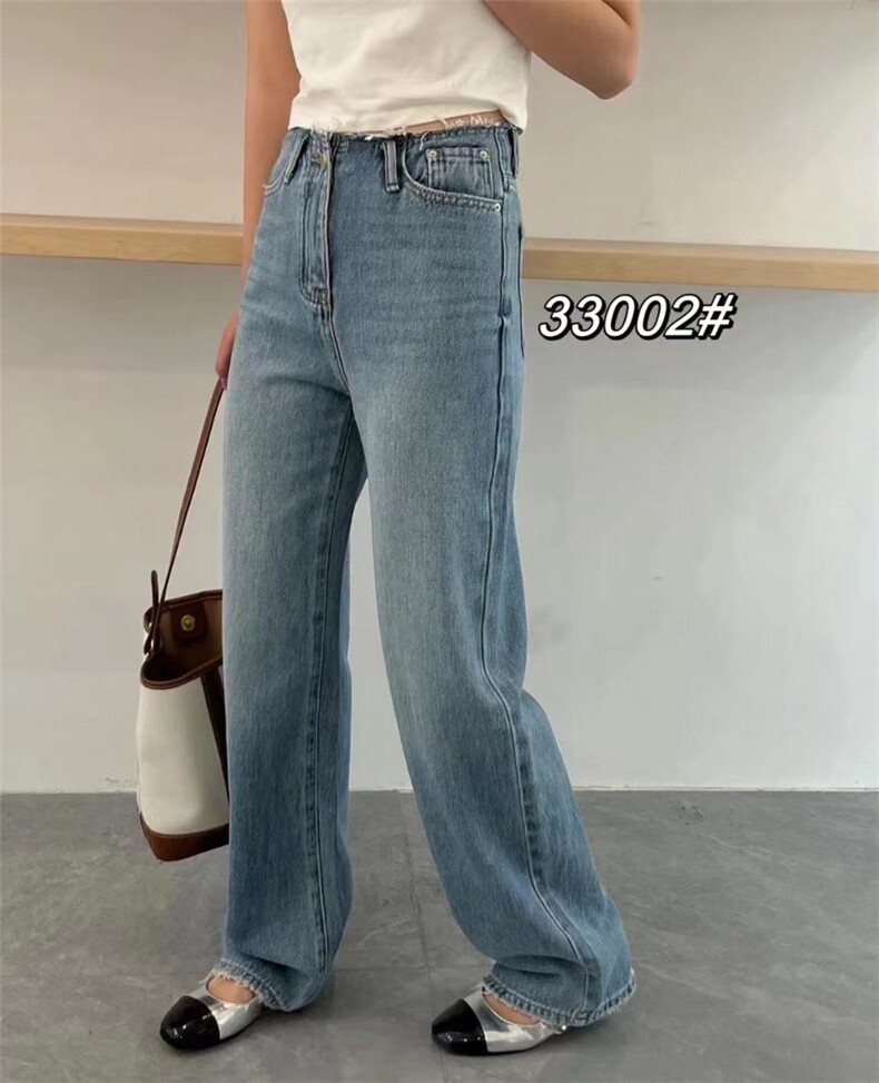 春款阔腿牛仔裤，女装牛仔裤，18867829688