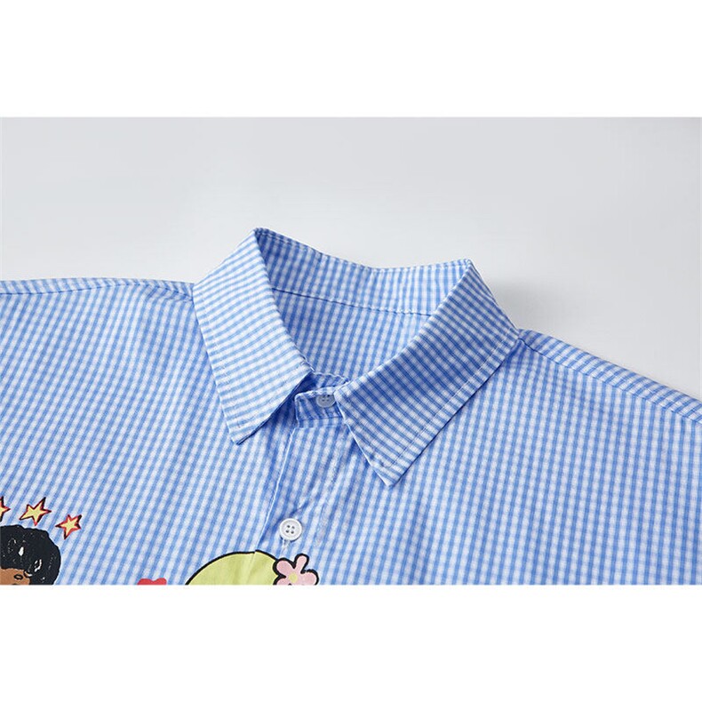 CS1128-P60控98高品质夏季新款设计感大码冰丝短袖情侣衬衫,男装T恤,电商A059
