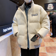 美式灯芯绒棉袄男冬季加厚棉服复古宽松立领棉衣外套W7982-P78，男装棉衣，星座512-4