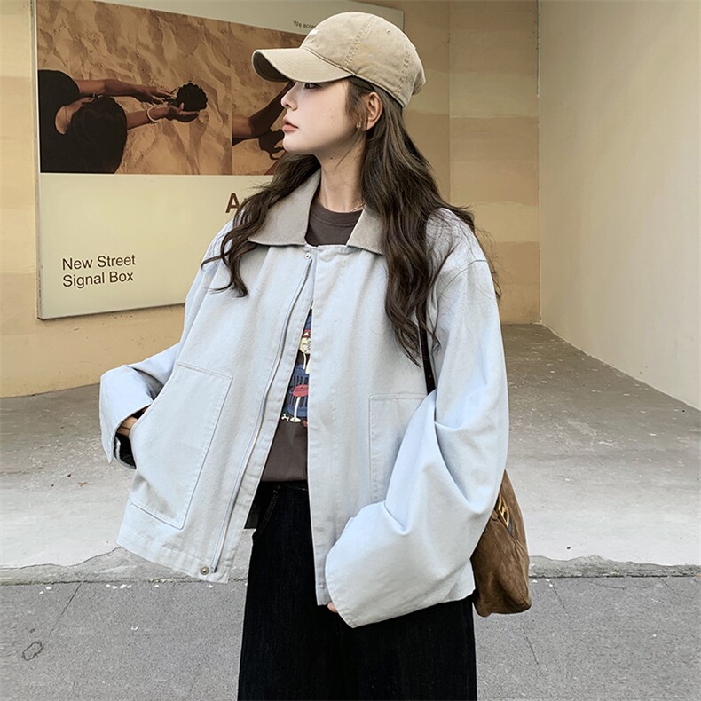 【现货】2025春装新款灯芯绒领短外套女ZBA馆126-2518P140K218,女装短外套,浙宝A馆126