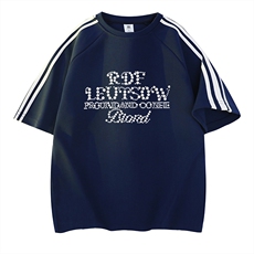 藏青拼白织带