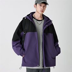 Cityboy情侣时尚连帽冲锋衣外套夹克团体班服，男装夹克，星座301D-5(原星座1415）