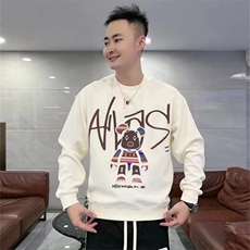 潮牌潮流韩版修身英文字母印花美式复古高级感轻奢长袖卫衣男青，男装卫衣，星座506A