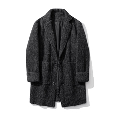 1长毛马海毛财阀羊毛呢长款大码M-5XL西装毛呢外套男FY77909P198，男装西服套装，星座226-2