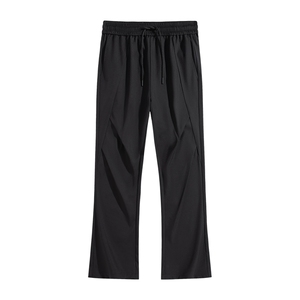 秋季现货宽松纯色直筒垂感休闲裤男DSA157B-K9851-P35图片