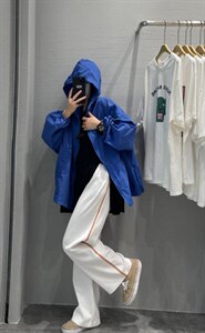 夏季新款 彩色连帽防晒衣图片