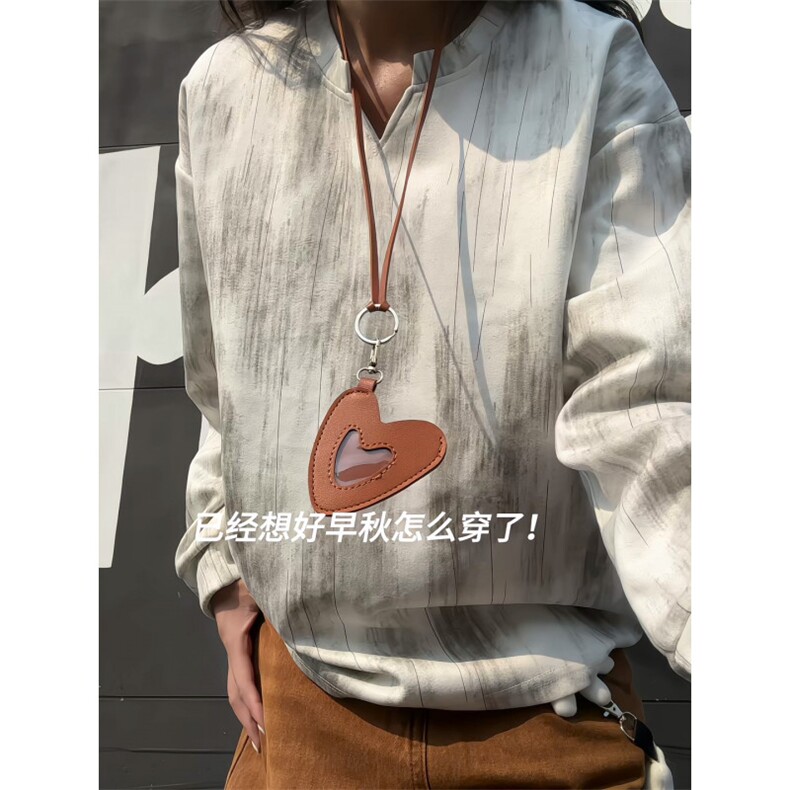 XZ809A/SYR27/P30/控48 扎染麂皮绒V领长袖T恤卫衣图片