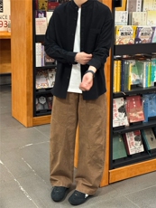 长袖立领仿麻休闲衬衫1302-GC67-P40控68成分100棉，男装衬衫，星座1302