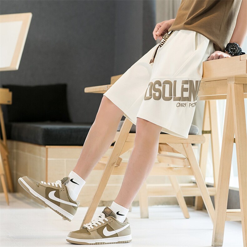 印花男士短裤男夏季潮流休闲裤直筒运动裤大码A266-TYK23828-P22，男装休闲裤，电商A266