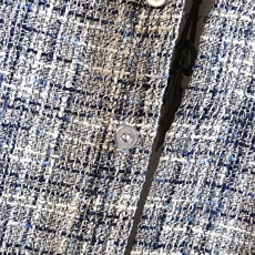 精品春款小香风男夹克衬衫长袖宽松格子衬衣休闲外套A012/8813P60，男装夹克，电商A012