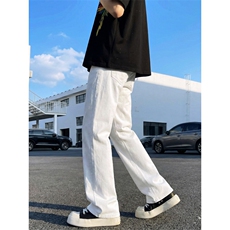 TP黑22其他32痞帅微喇弹力牛仔裤男中高腰长裤2026年合体修身微喇，男装牛仔裤，星座302A-2