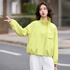 2026春装新款简约时尚休闲宽松外套，女装短外套，美沁