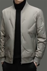 秋冬季短款羽绒服男士轻薄保暖棒球服上衣休闲茄克防水外套男，男装羽绒服，钱塘6003（原4033）