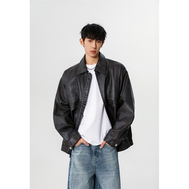 A408-2025PY6060特批75-X138尺码-M-2XL-聚酯纤维45%PU55%-无影墙,男装皮衣,电商A408
