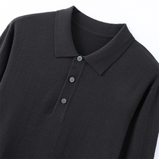 2025百搭时尚简约polo领针织衫百搭，男装针织衫/毛衣，挚尚羊绒