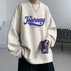 麂皮绒卫衣男大码重磅长袖t恤男JW81372-P35，男装卫衣，电商A040