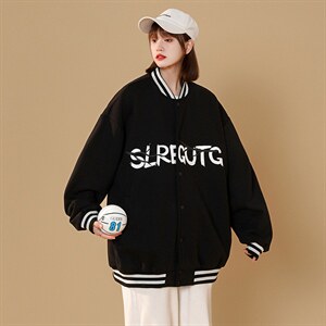 现货2025男春装新款中性百搭情侣棒球服夹克外套D201-DM89-P70，男装夹克，电商D321-1