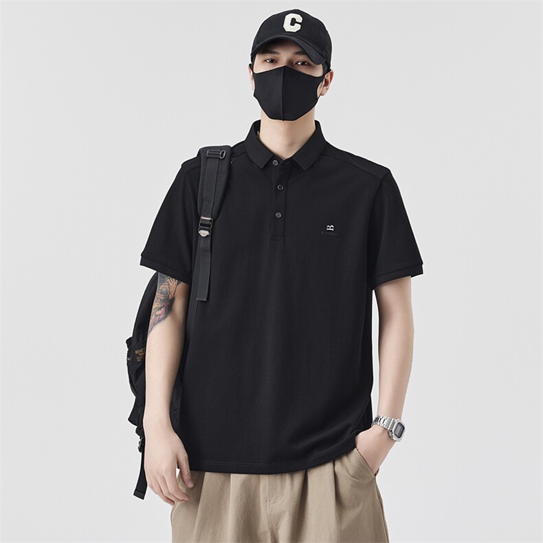 男士短袖T恤夏季时尚百搭休闲运动翻领半袖上衣PL9003-P63控105,男装T恤,电商A237