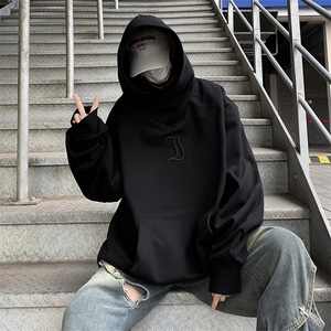 忍者高领卫衣男连帽冬美式vibe加绒加厚宽松机能WG108-P48 绒55图片