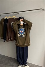 秋季新款卡通卫衣，女装卫衣/绒衫，JIAN.Z 简.站