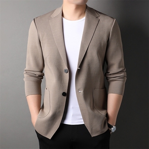 4307男士2023秋新款长袖西服休闲外套单西修身小西装P150图片