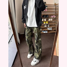 新款水洗美式复古高街潮牌休闲百搭牛仔裤N569-P45，男装牛仔裤，星座208-5