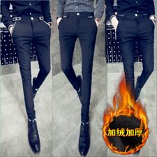 2021春男士裤韩版修身发型师小脚裤时尚休闲裤潮P40，男装休闲裤，星座1904A