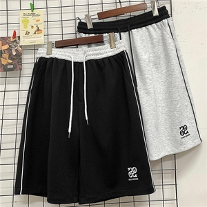 凉感拼接撞色青少年男透气速干运动短裤X416B-1-DK3083-特P30限58图片