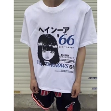 新款美式复古短袖夏季情侣百搭短袖重磅正肩上衣QTX82，男装T恤，星座208-5
