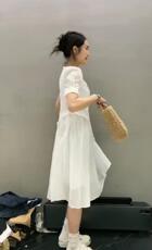 2023新款时尚简约设计高级温柔连衣裙，女装连衣裙，L·H·X