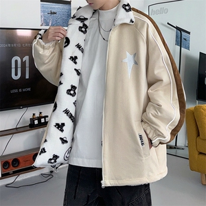 2025  双面穿棉衣棉服麂皮羊羔绒面包服立领棉袄外套  1618G-P90图片