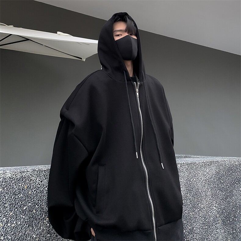 垫肩卫衣男韩版潮流连帽高街帅气2025春季ins宽松外套WB195-P45,男装卫衣,星座412-3