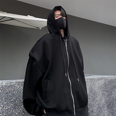 垫肩卫衣男韩版潮流连帽高街帅气2025春季ins宽松外套WB195-P45，男装卫衣，星座412-3