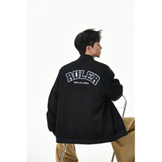 潮牌学院风刺绣棒球服夹克WT2550-特批66-控128，男装夹克，星座609