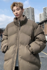 冬季高级感立领棉服外套保暖PU皮短款棉衣男M2908-特P105控158，男装棉衣，电商A001