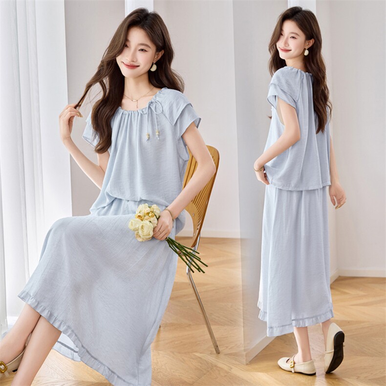 套装裙女2025夏新款韩系绝美甜美独特漂亮气质减龄一整套ootd穿搭，女装套装/套裙，江南富贵女