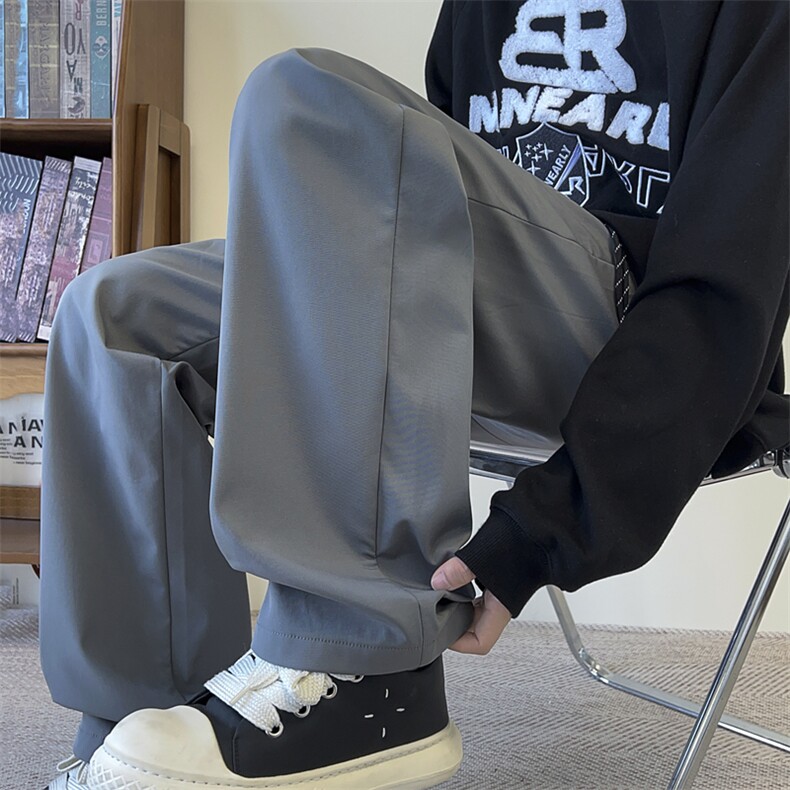 加绒休闲裤男宽松冲锋裤拖地裤K4657-P35加绒P45控58加绒控68,男装卫衣,星座209-2