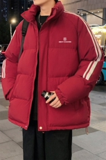 量大优可提供视频冬棉衣立领条纹HD019-1-MF5215-P75，男装棉衣，电商019-1