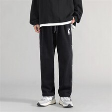 2022春季新款潮流裤子男大码宽松休闲束脚裤运动长裤卫裤DK15P40，男装休闲裤，电商A086