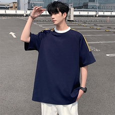 CT002港风潮牌高街美式短袖T恤男夏季新款宽松重磅体恤，男装T恤，星座304A