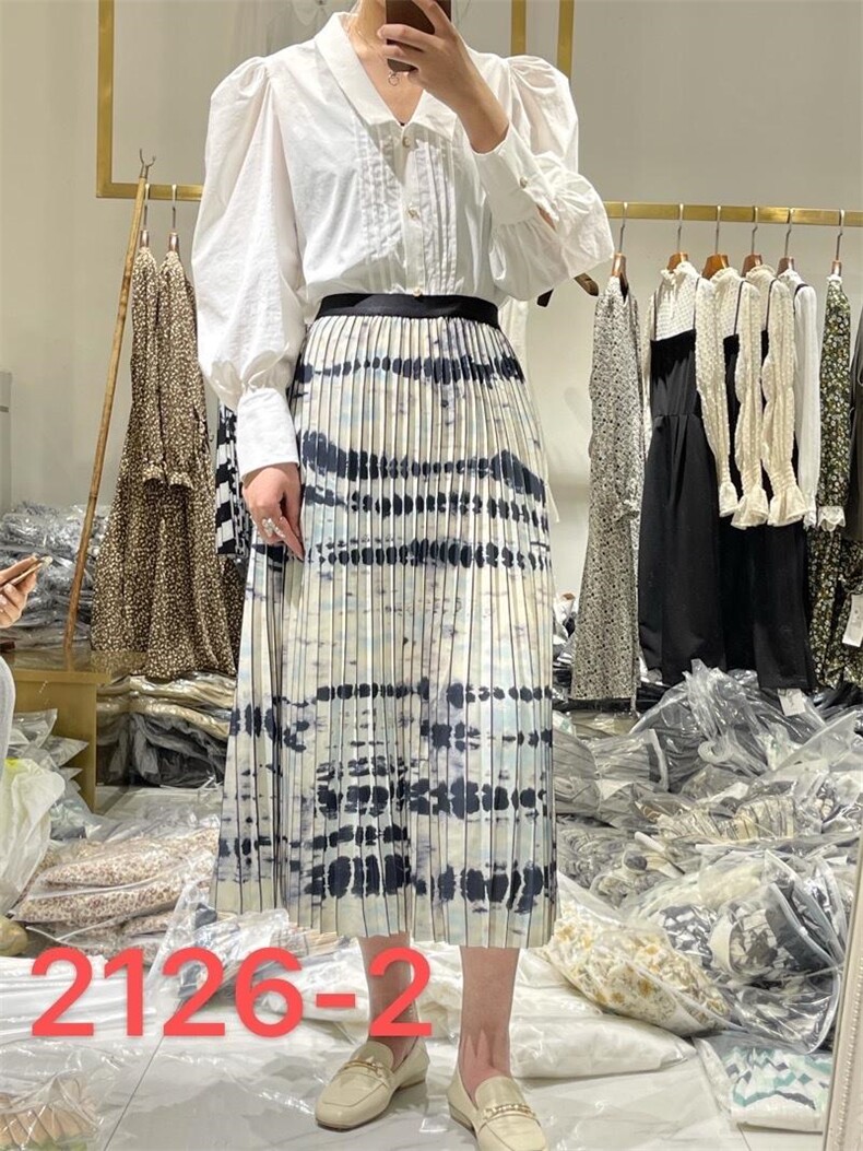 【现货】夏季，定位花描黑工艺半裙，女装半身裙，1.2.3.4