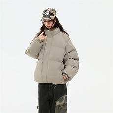 ！冬季条纹五防立领加绒加厚棉衣情侣撞色棉服外套MY7777-P68，男装棉衣，星座610B-1
